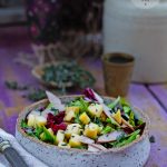 Phase 2 hCG Diet Recipe - 186 calories: Ham Apple Spring Mix Salad - hcgchicarecipes.com - Protein + Veggie Meal