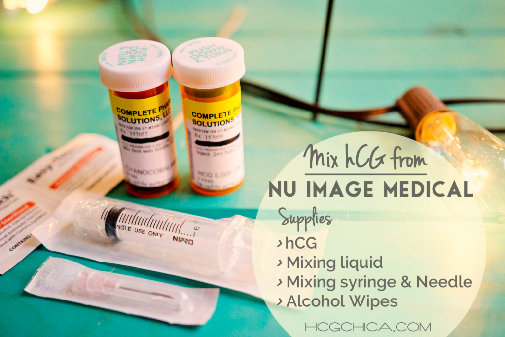 hCG Diet Advice - How to Mix hCG Injections from Nu Image Medical - hcgchica.com