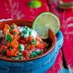 P2 hCG Diet Seafood Recipe: Chipotle Pepper Lime Shrimp - hcgchicarecipes.com - protein + veggie meal