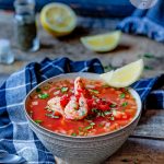 159 calories - P2 hCG Diet seafood recipe: Cioppino Soup - hcgchicarecipes.com - protein + veggie