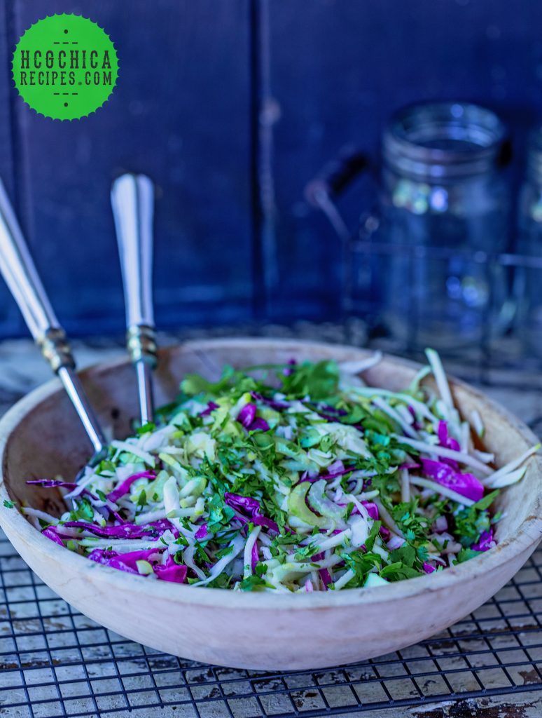 Phase 2 hCG Diet Vegetarian Recipe - 106 calories: Apple Celery Slaw - hcgchicarecipes.com - veggie + fruit meal