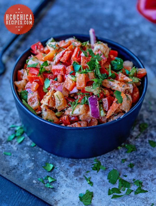 Phase 2 hCG Diet Seafood Recipe - 158 calories : Crunchy Shrimp Salad - hcgchicarecipes.com - protein + veggie meal