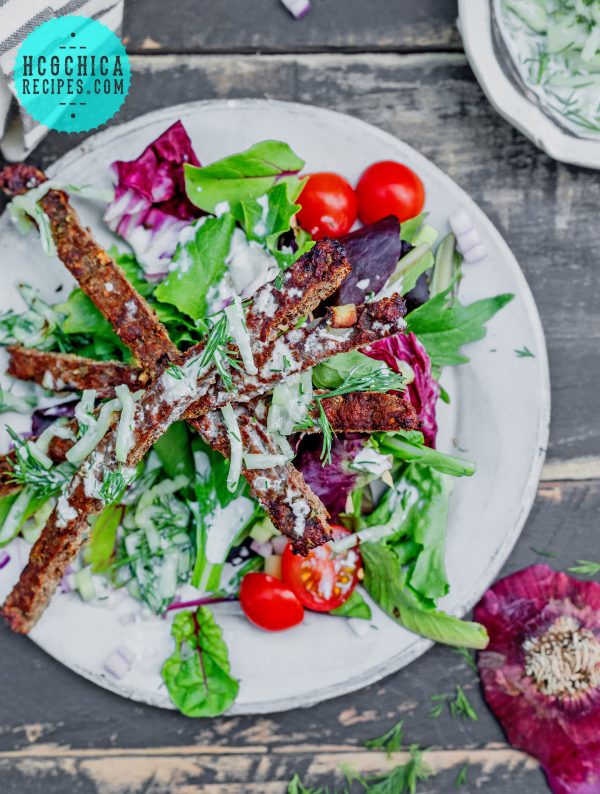 Phase 2 hCG Diet Beef Recipe - 190 calories: Gyro Bowls with Tzatziki - hcgchicarecipes.com - protein + veggie meal