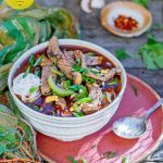 Phase 2 hCG Diet Beef Recipe - 189 calories: Mushroom Ramen Soup with Miracle Noodles - hcgchicarecipes.com - protein + veggie meal