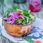Phase 2 hCG Diet Lunch Recipe: Mint Chicken Bowl w/ Yogurt Sauce - 225 calories - hcgchicarecipes.com - protein + veggie meal