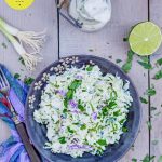 Phase 2 hCG Diet Alternative Protein Recipe: Creamy Lime Coleslaw - 167 calories - hcgchicarecipes.com - protein + veggie