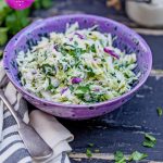 Phase 2 hCG Diet Vegetable Recipe: Lime Yogurt Slaw - 55 calories - hcgchicarecipes.com - veggie dish