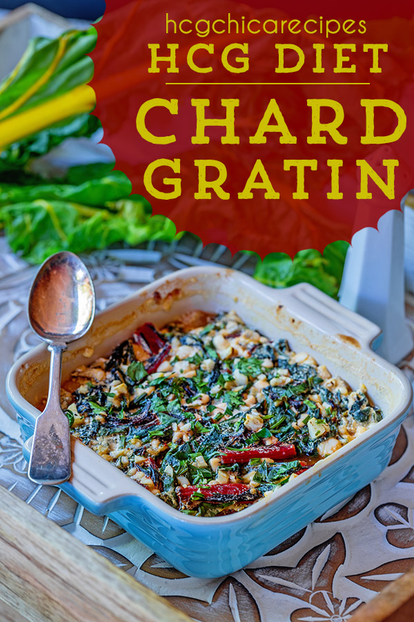 P2 hCG Diet Cottage Cheese Recipe: Chard Gratin - 138 calories - hcgchicarecipes.com - protein + veggie meal