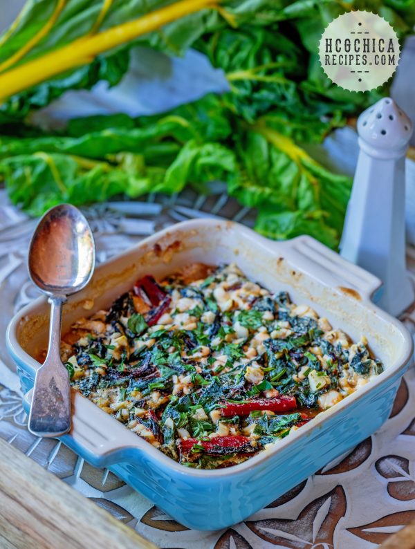 Phase 2 hCG Diet Cottage Cheese Recipe: Chard Gratin - 138 calories - hcgchicarecipes.com - protein + veggie meal