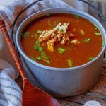 Phase 2 hCG Diet Lunch Recipe: Buffalo Chicken Soup - 186 calories - hcgchicarecipes.com - protein + veggie meal