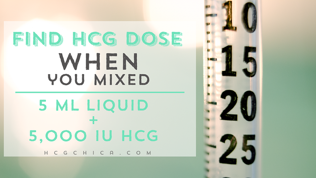 hCG Diet Advice - How to Find Your Dose on an Injection Syringe - hcgchica.com