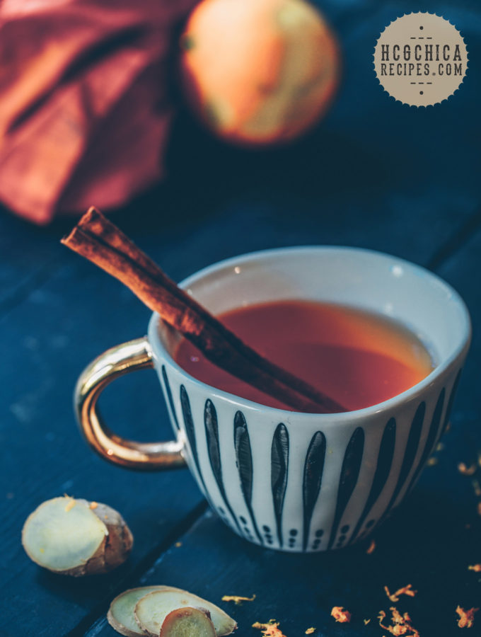 Phase 2 hCG Diet Hot Drink Recipe: 3-calorie Orange Spiced Green Tea - hcgchicarecipes.com