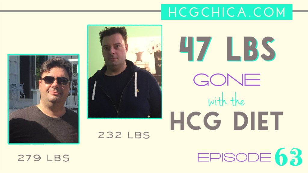 hCG Diet - success story - 47 lbs weight loss - before and after
