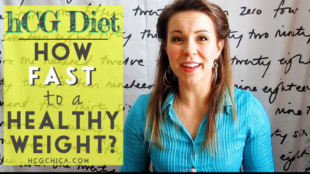 hCG Diet - Weight Loss with hCG Diet - How Fast Can You Get  to a Healthy Weight?