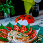 Phase 2 hCG Diet - Tomato and Basil Stuffed Chicken Burgers - 155 calories - hcgchicarecipes.com - protein veggie meal