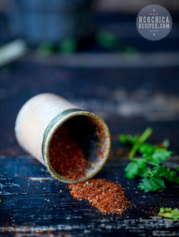 10 calories - P2 hCG Spice Recipe: Taco Mexican Seasoning - hcgchicarecipes.com - spice
