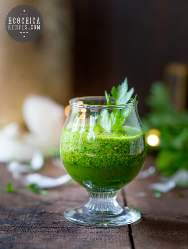 19 calories - P2 hCG Sauce Recipe:Chimichurri Sauce with Parsley, Cilantro, Garlic and Onions - hcgchicarecipes.com