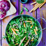 87 calories - P2 hCG Protocol Salad Recipe: Warm Greens Garlic Grissini Croutons - hcgchicarecipes.com - veggie meal
