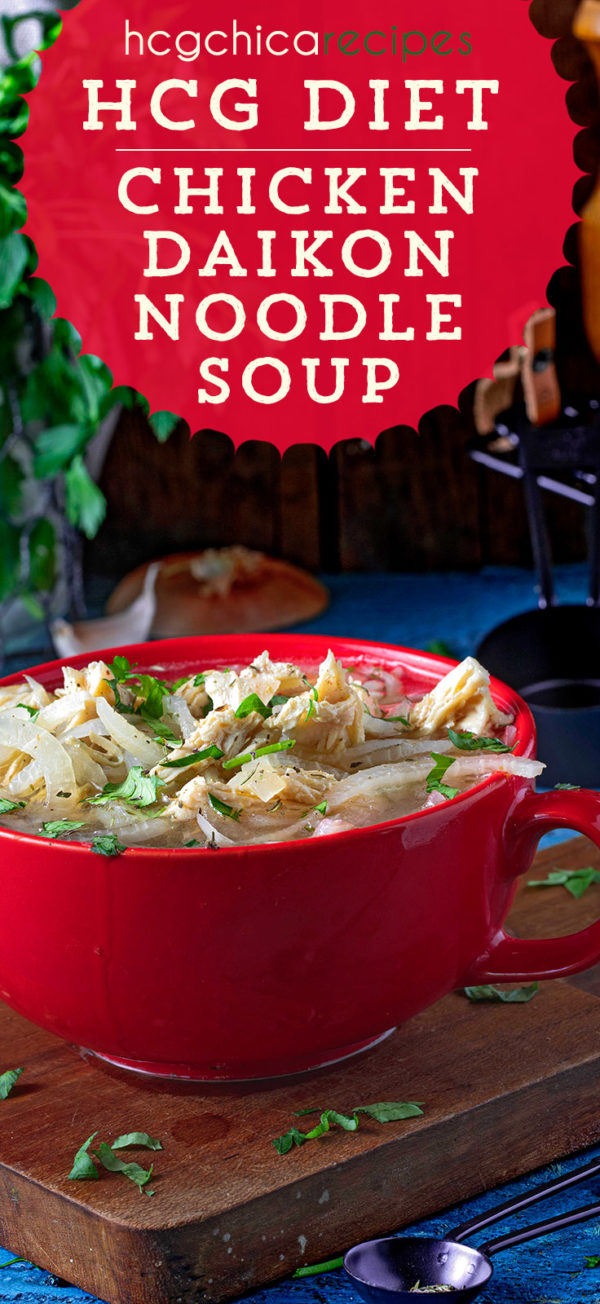 P2 hCG Diet Protein Veggie Recipe | Chicken Daikon Noodle Soup | LSP ...