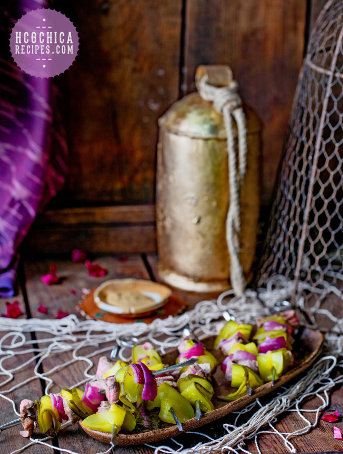 188 calories - P2 hCG Protocol Main Meal Recipe: Dill Pickle Beef Skewers - hcgchicarecipes.com - protein + veggie meal