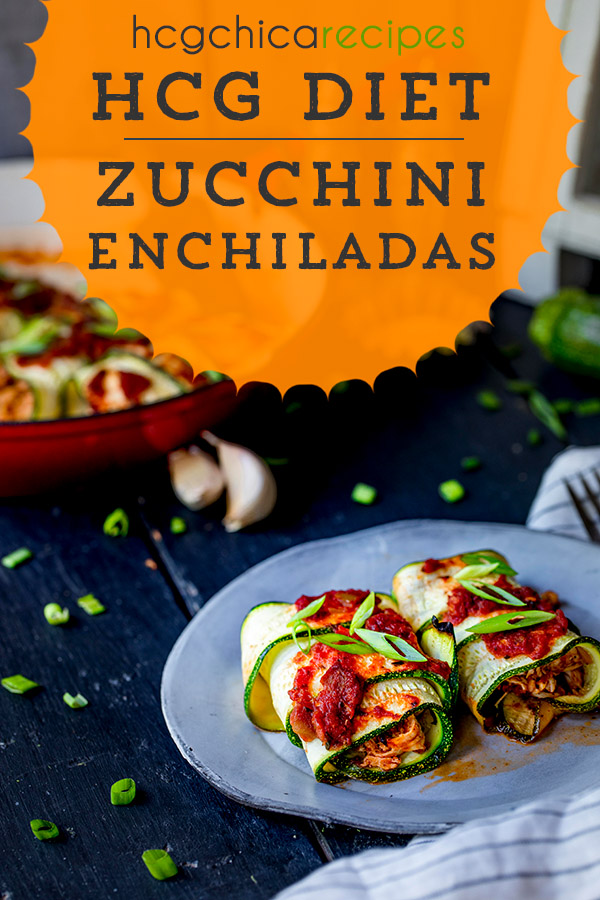194 calories - P2 hCG Protocol Lunch Recipe: Zucchini Enchiladas - hcgchicarecipes.com - protein + veggie meal