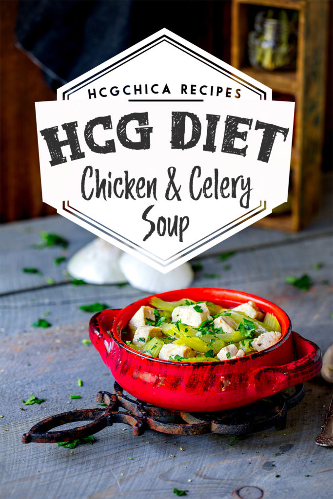 P2 hCG Diet Protein Veggie Recipe Chicken and Celery Soup LSP + SP