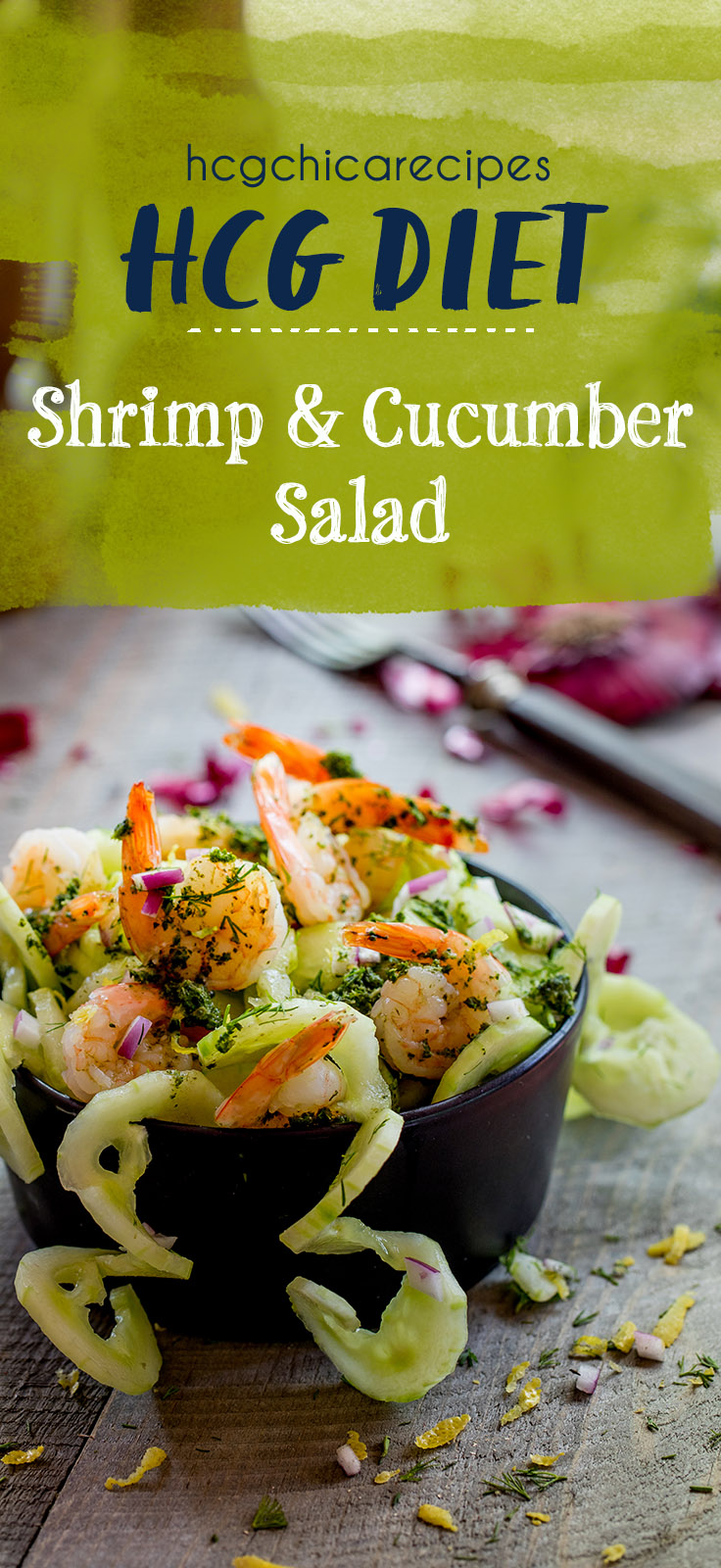 P2 hCG Diet Protein Veggie Recipe | Shrimp and Cucumber ...