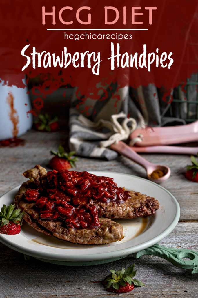 Phase 2 hCG Protocol Lunch Recipe: Strawberry Hand Pies - 193 calories - hcgchicarecipes.com - protein + fruit meal