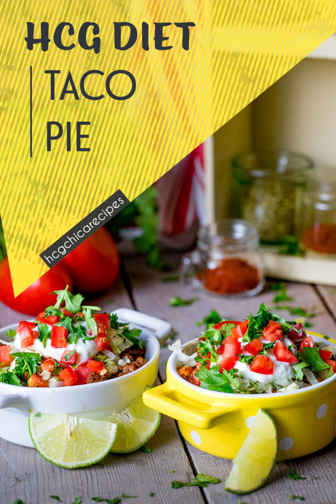 Phase 2 hCG Diet Lunch Recipe: Taco Pie - 186 calories - hcgchicarecipes.com - protein + veggie meal