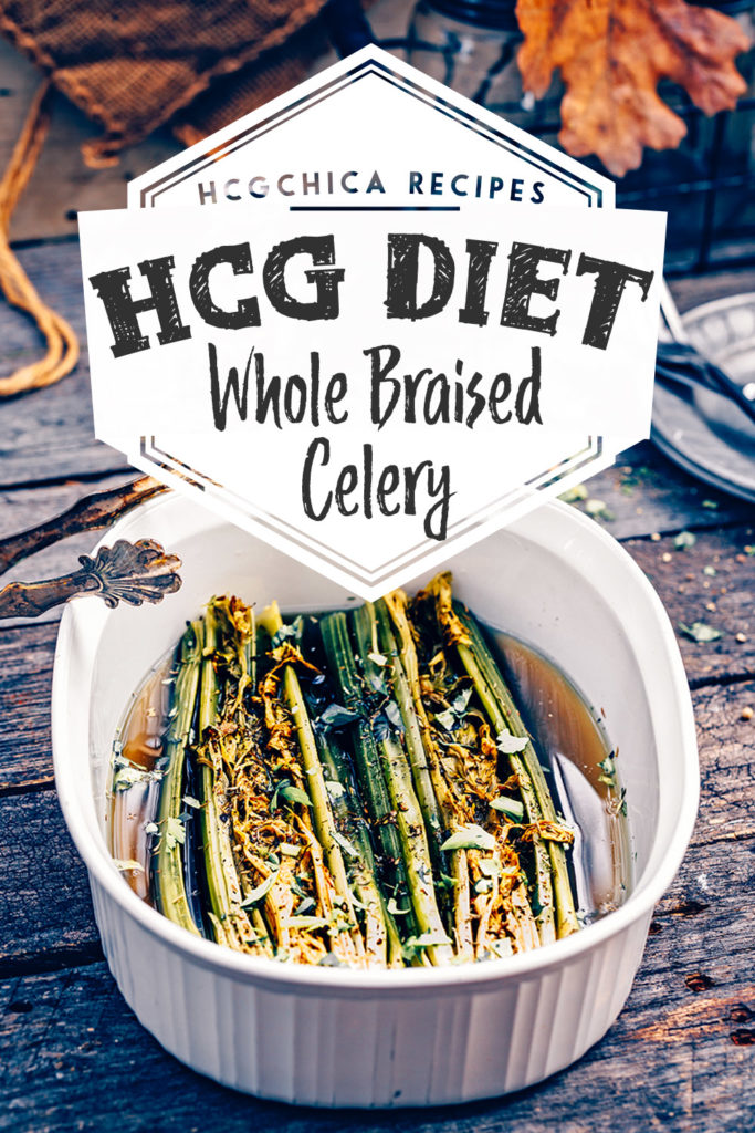 P2 hCG Diet Vegetable Recipe: Whole Braised Celery